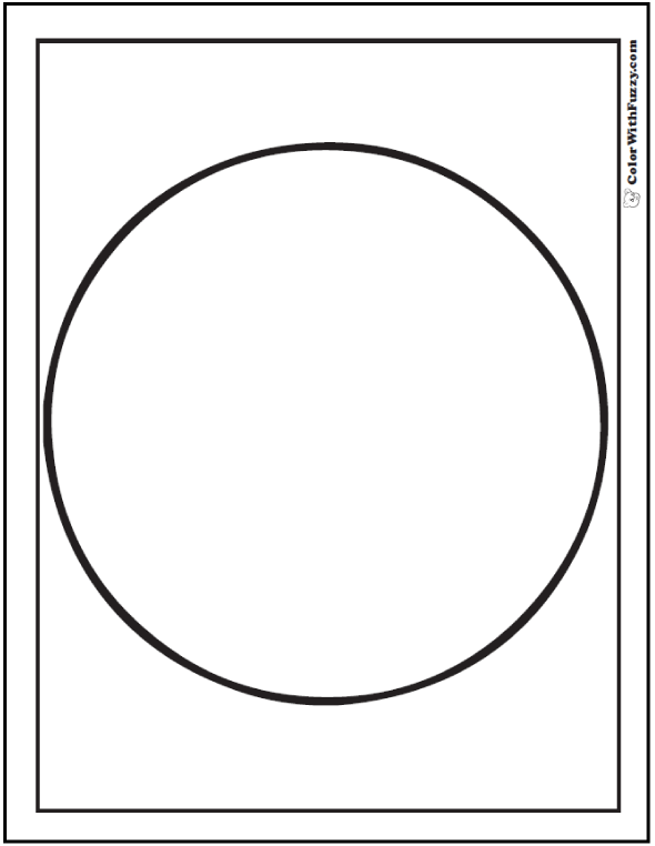 Shape Coloring Pages: Customize And Print