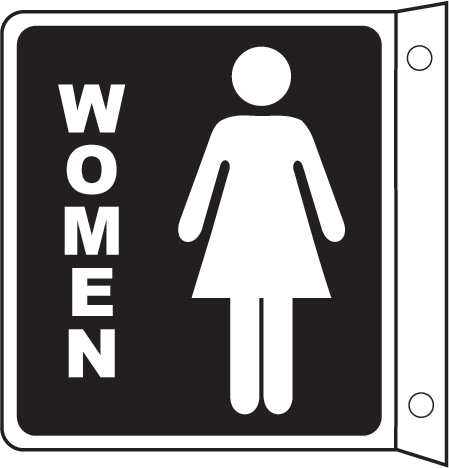 WoMENS RESTROOM SIGN