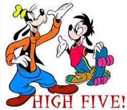Free High Five Clipart