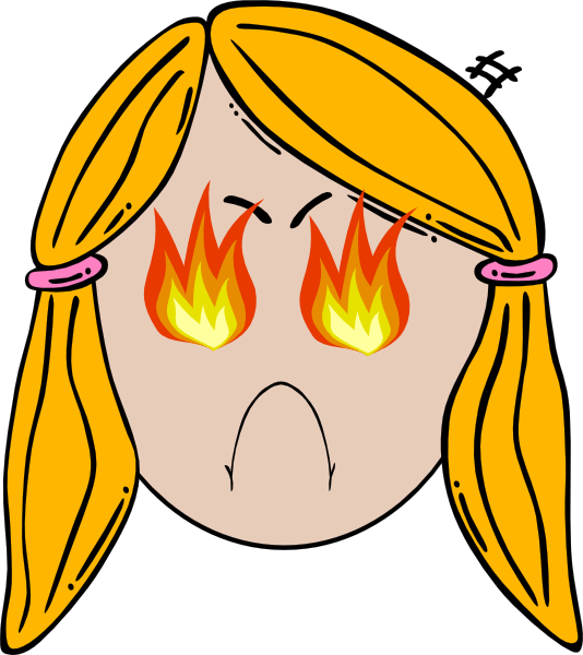 frustrated face clip art