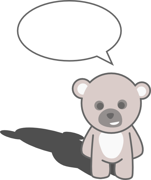 Stellaris Cute Teddy Bear clip art Free Vector