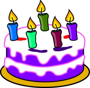 Birthday Cake clip art - vector clip art online, royalty free ...