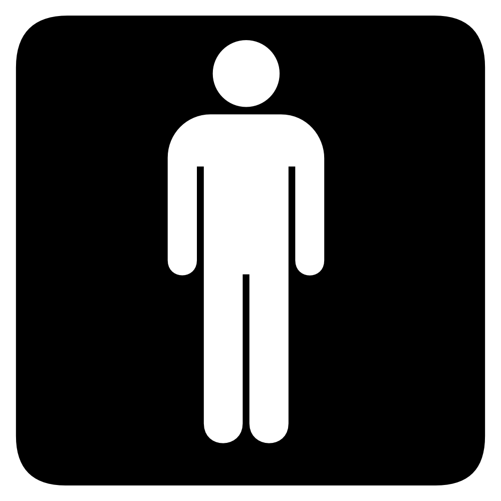 OnlineLabels Clip Art - Aiga Toilet Men Bg
