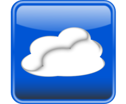 Cloud Computing Button Glossy Nube Computo Brilloso Clipart ...