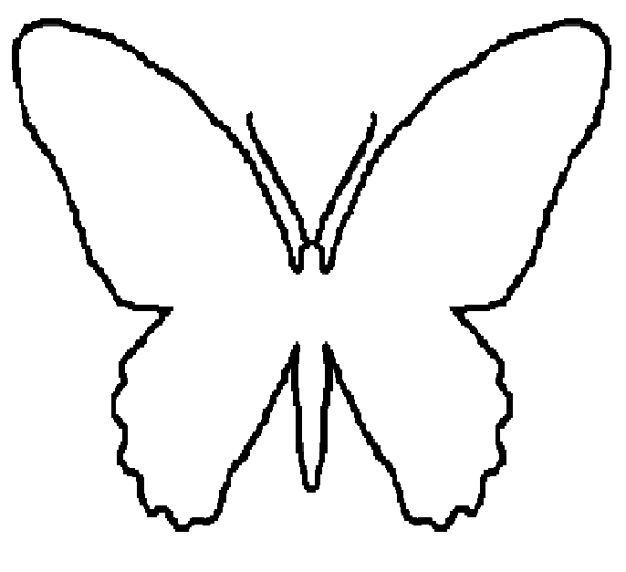 Butterfly cut out template: Techniques - Splitcoaststampers ...