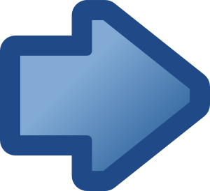Blue Right Arrow clip art - vector clip art online, royalty free ...