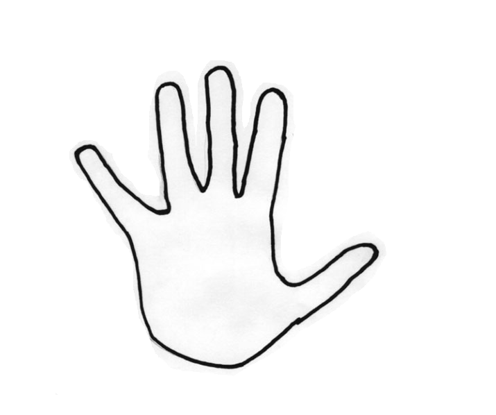 Printable Hand Template - ClipArt Best
