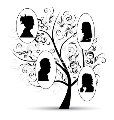 on top of a lily pad: Silhouette families - Post Number two!