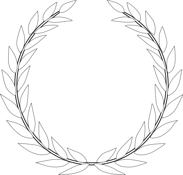 Olive Wreath Clip Art Green Tree Vine Leaves Laurel
