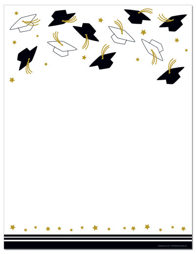 Free Printable Graduation Stationery Paper - Get What You Need For Free