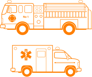 Fire truck silhouette clip art - ClipartFox