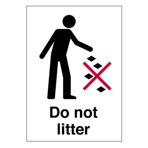Dont litter clipart