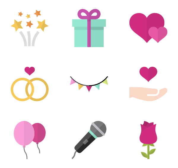 Wedding Icons - 1,328 free vector icons