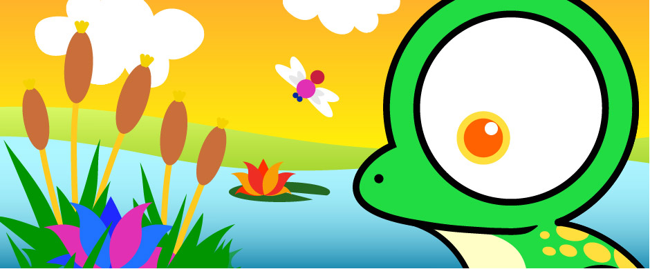 Cute Cartoon Frog and Animals with Big Eyes - Cutest Book Ever