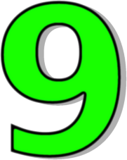 Number 9 Clipart - Tumundografico