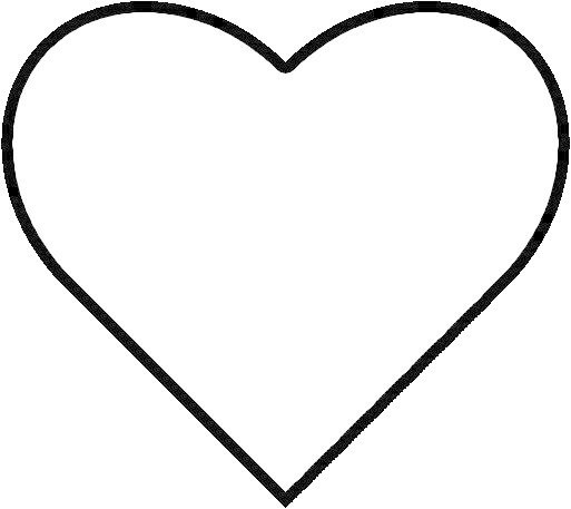 Best Photos of Big Heart Cut Out Printable - Printable Heart Cut ...
