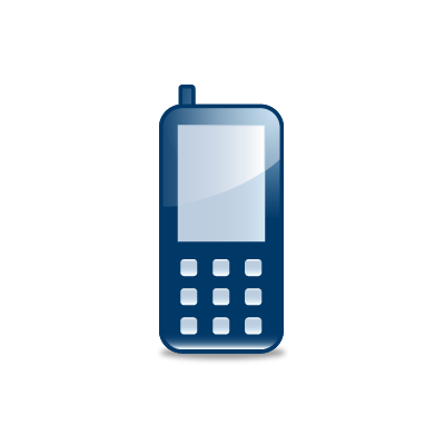 Mobile cell phone icon clipart