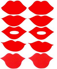 Lips Stencil Printable - ClipArt Best