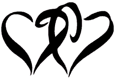 Interlocking Hearts Clip Art