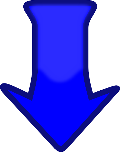 Blue Down Arrow clip art Free Vector