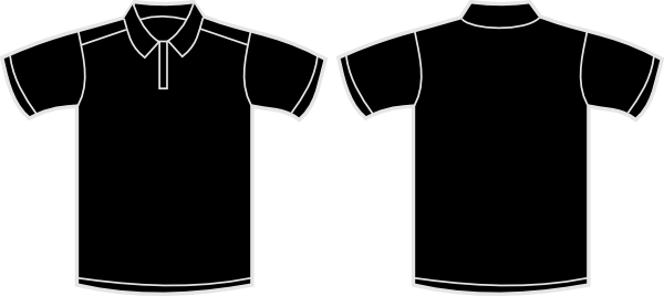 Polo Black Clip Art - vector clip art online, royalty ...