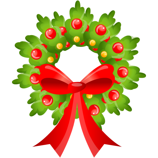 Free to Use & Public Domain Christmas Wreath Clip Art