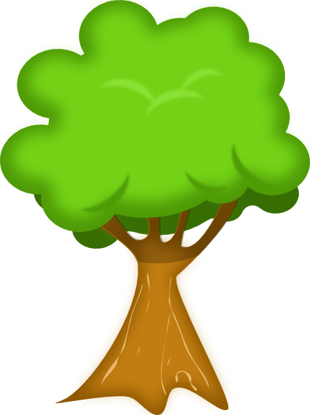 Cartoon Tree Clip Art Vector Online Royalty Free