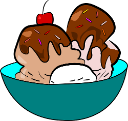The Totally Free Clip Art Blog: Food - Ice cream sundae