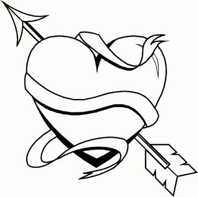 Hearts On Fire Coloring Pages - ClipArt Best