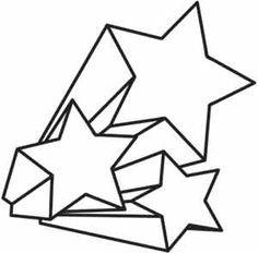 Shooting Star line drawing | to print | Pinterest
