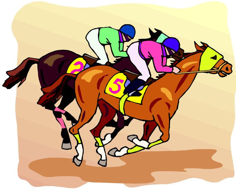 Race Horse Clip Art - Tumundografico