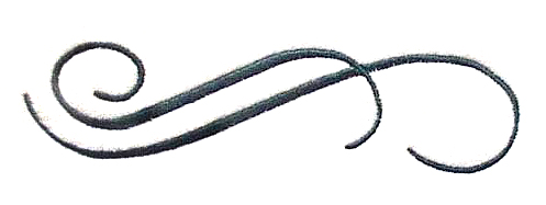 Scroll underline clipart