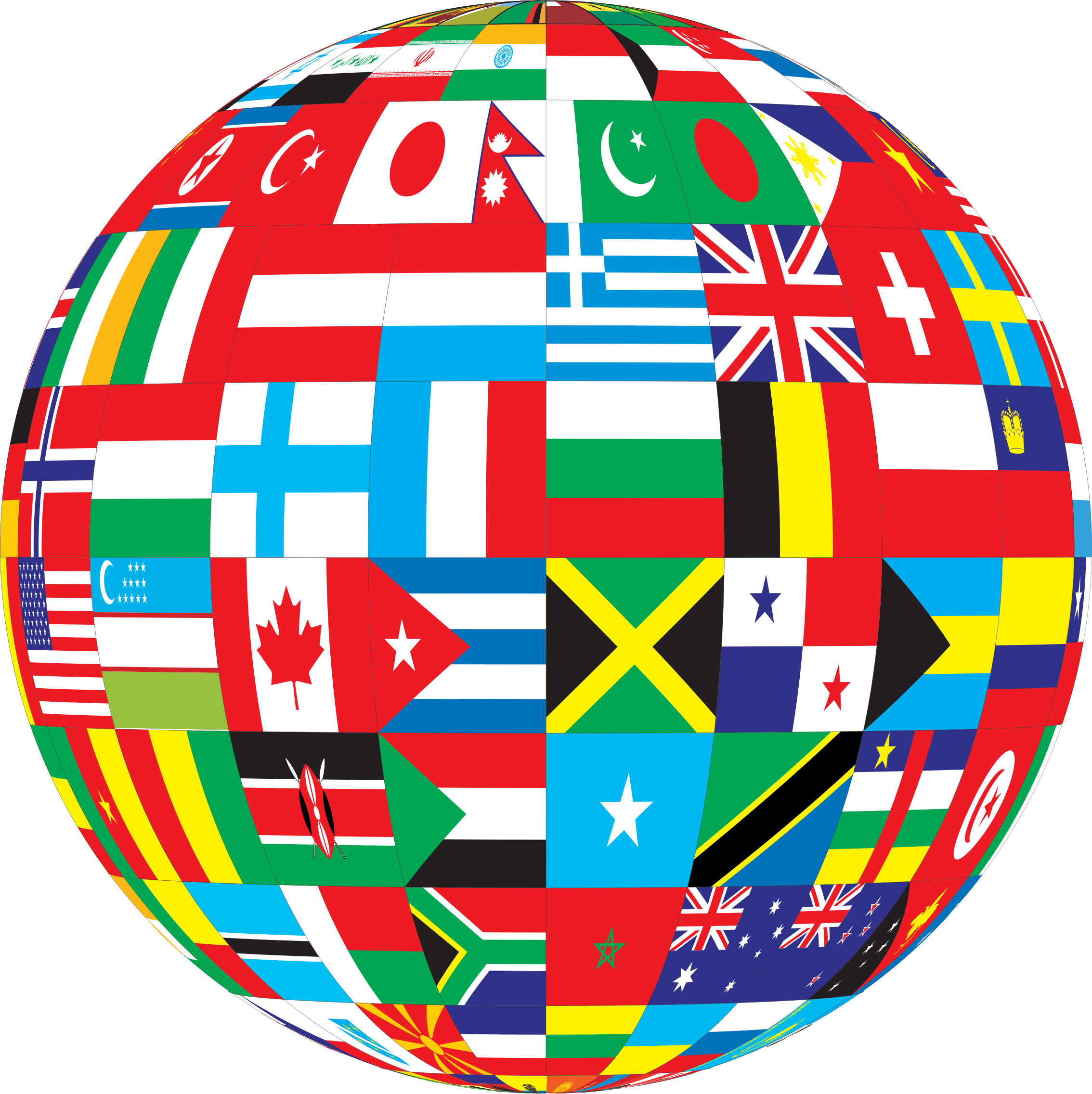 International globe clipart