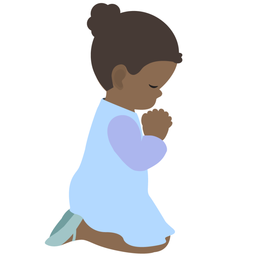 Children Praying Clipart - Clipartion.com