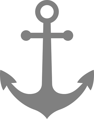 Silhouette Of An Anchor Clip Art, Vector Images & Illustrations ...
