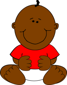 Baby Boy Black Clipart