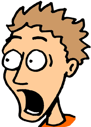 Scared Person Clipart