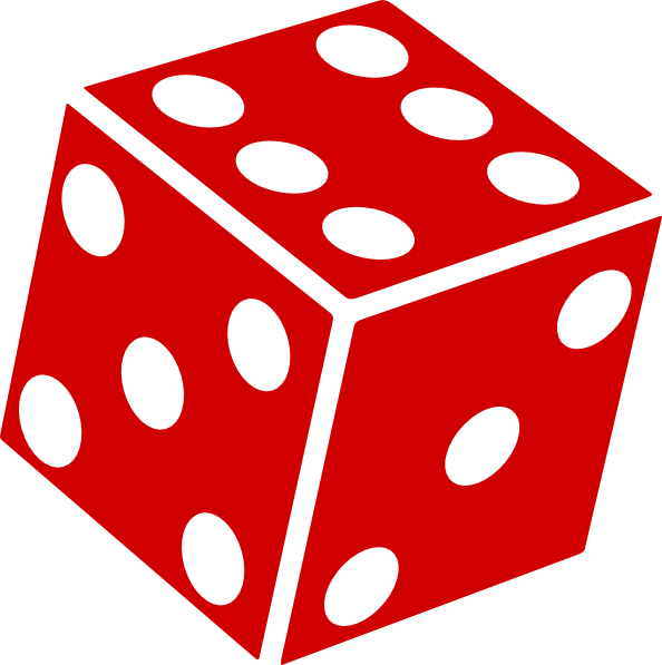 Animated dice clipart