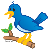 Blue bird clip art