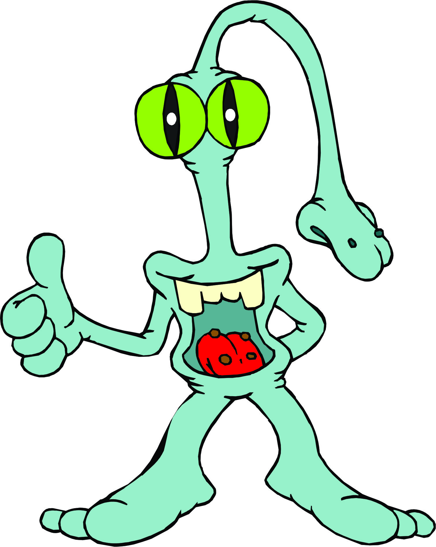 Scary Alien Clipart