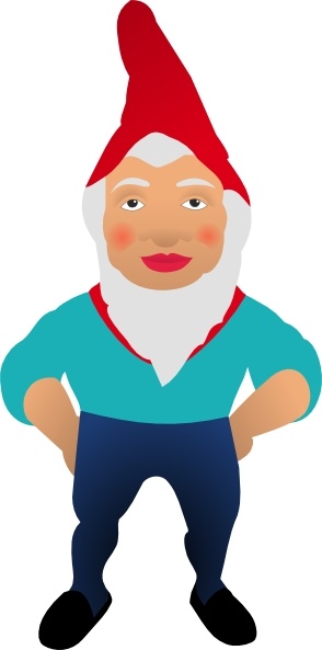 Srd Garden Gnome clip art Free vector in Open office drawing svg ...
