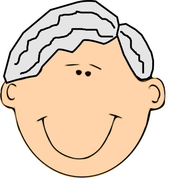 Cartoon grandfather clipart