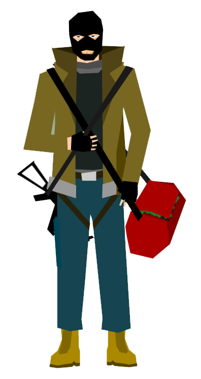 Free Bank Robber Clip Art