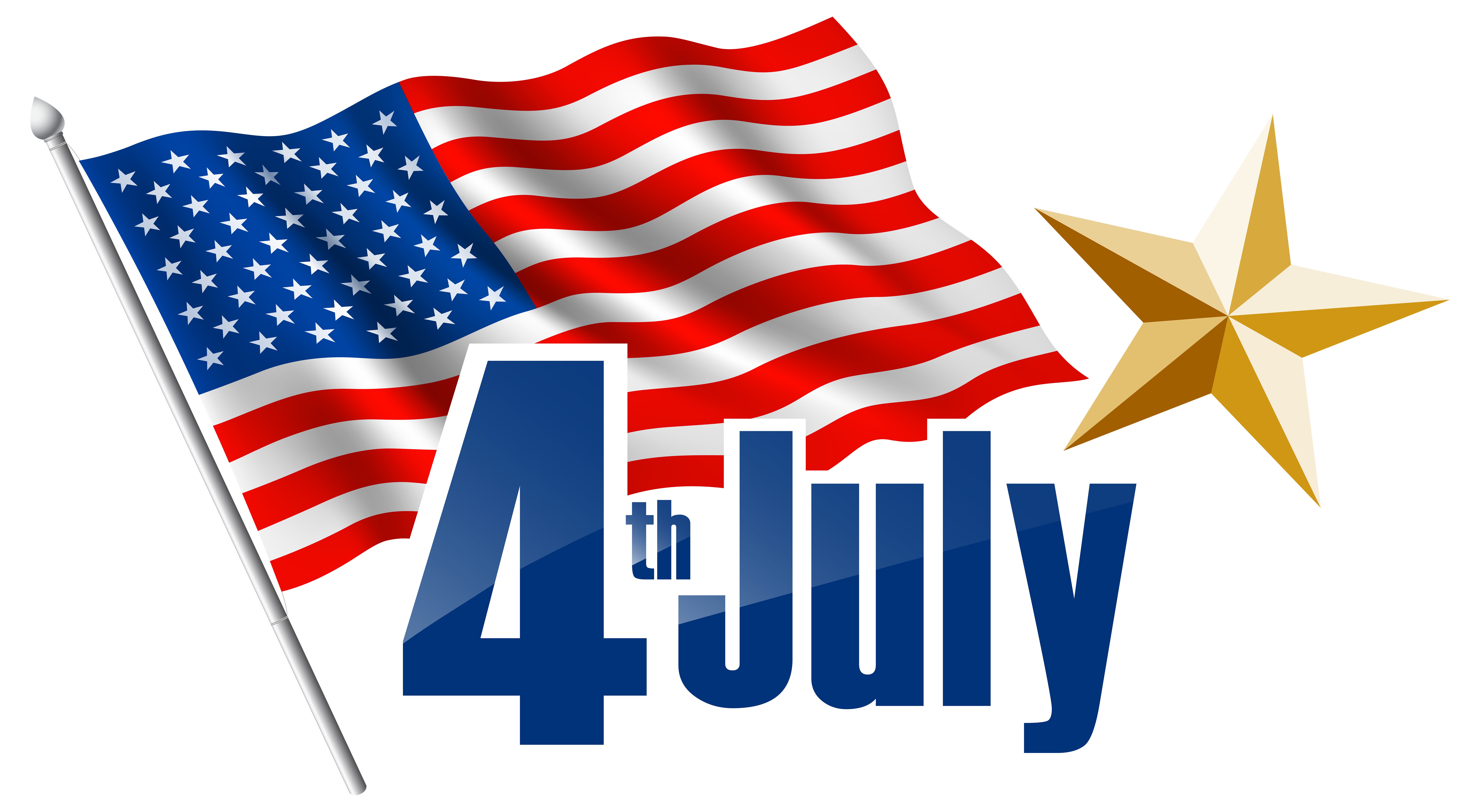 4th July Transparent PNG Clip Art Image