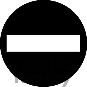 Minus sign clip art