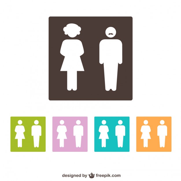 Restroom signs Vector | Free Download