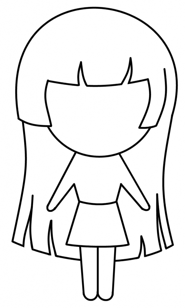 Cartoon Simple Drawing - Drawing Art Library