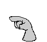 Hands moving pointing fingers and finger animations