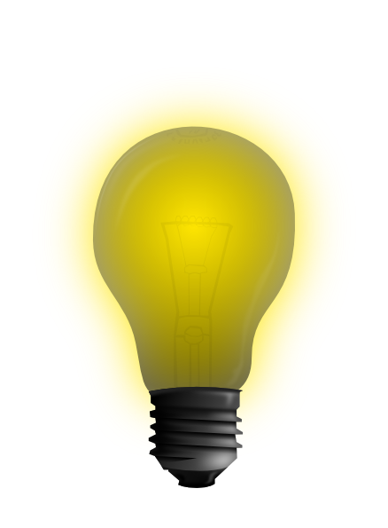 Light Bulb clip art - vector clip art online, royalty free ...