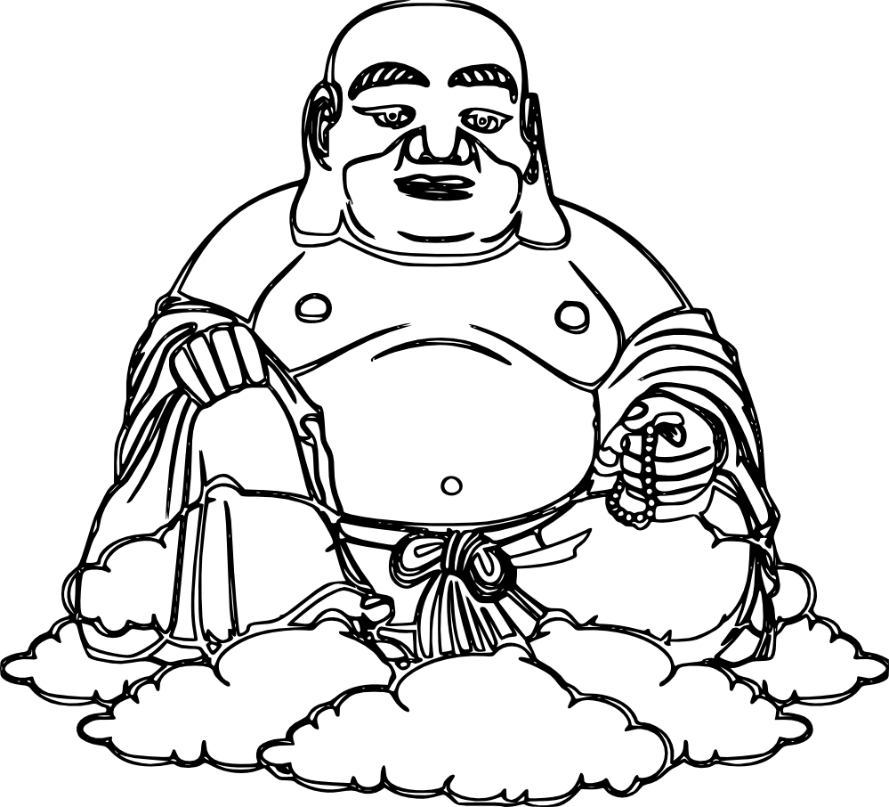 Buddha Line Drawing